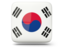 korea south glossy square icon 64