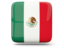 mexico glossy square icon 64
